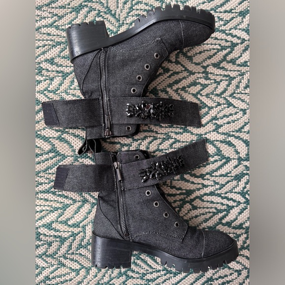 KARL LAGERFELD womens combat boots - Picture 6 of 15